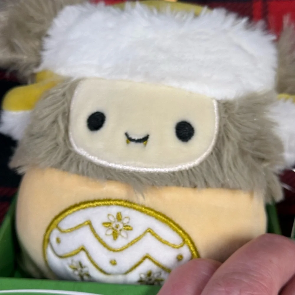 Christmas Squishmallow Ornaments Santa Nick, Dray,  Cash & Murray NEW Set of 4